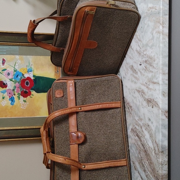 Hartmann Luggage Bags Vintage Tweed Hartmann Luggage Carryon Poshmark